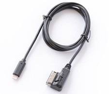 AMI Audio input cable charge iPhone 7 8 plus X For Audi A5 A6 Q3 Q5 Q7 A8L