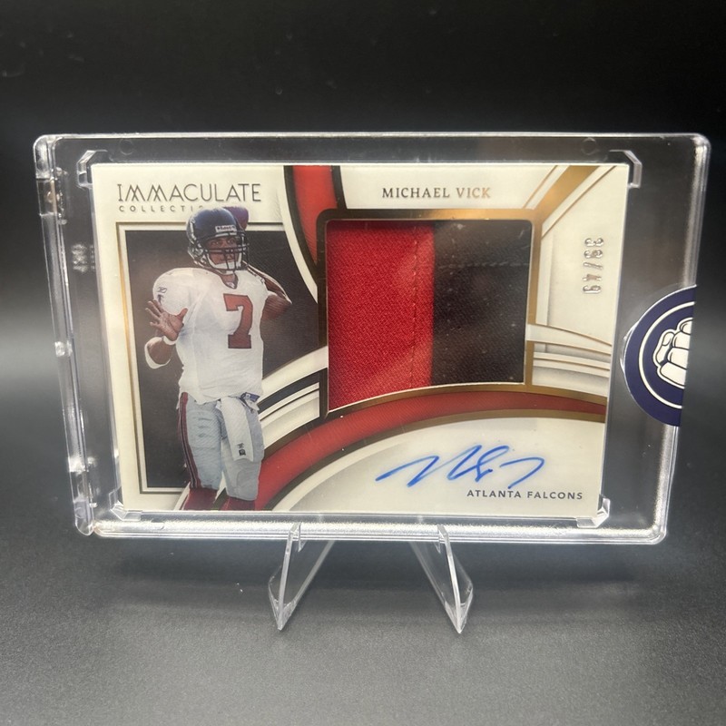 2022 Panini Immaculate Collection - Premium Patch Auto Michael Vick #PPA-MVI /49