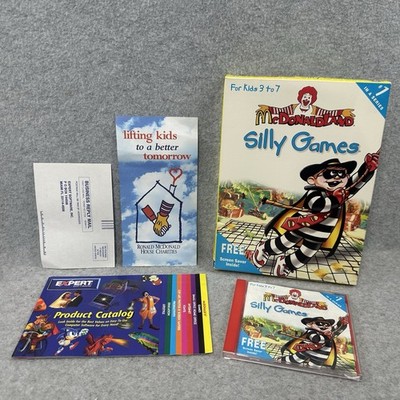 McDonaldland Silly Games PC CD-ROM Complete Big Box Windows 95 Ronald McDonald