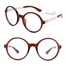 Vintage Clear Lens Large Oversize Round Circle Glasses 4 Colors