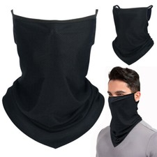Neck Gaiter Face Scarf Bandana UV Sun Protection Face Mask Cover with Ear Loops