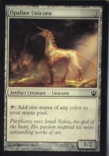 Opaline Unicorn - Theros: #218, Magic: The Gathering Nm R218