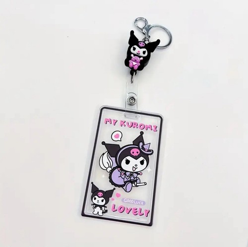 Cute Badge Reel with key ring - 第 2/2 張圖片