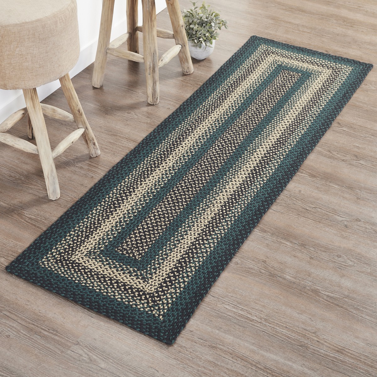 Accent Rug/Runner Pine Grove Jute Country 24x78 Rect No Slip Accent Rug/Runner Pine Grove Jute Country 24x78 Rect No Slip