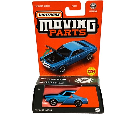 2024 Matchbox Moving Parts #50/54 1970 AMC Javelin Blue FAST SHIPPING