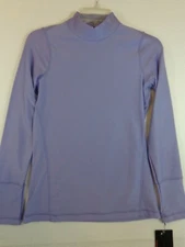 Layer 8 Shirt Women's XS Purple Performance II Mock Neck Compression New Tags