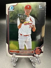 2022 Bowman Draft Chrome Brycen Mautz Prospects 1st RC #BDC-124 Cardinals