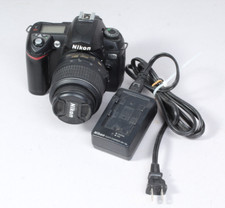CLEAN NIKON D70 DSLR W NIKKOR 18-55MM F/3.5-5.6 BATTERY CHARGER LOW CLICKS 4