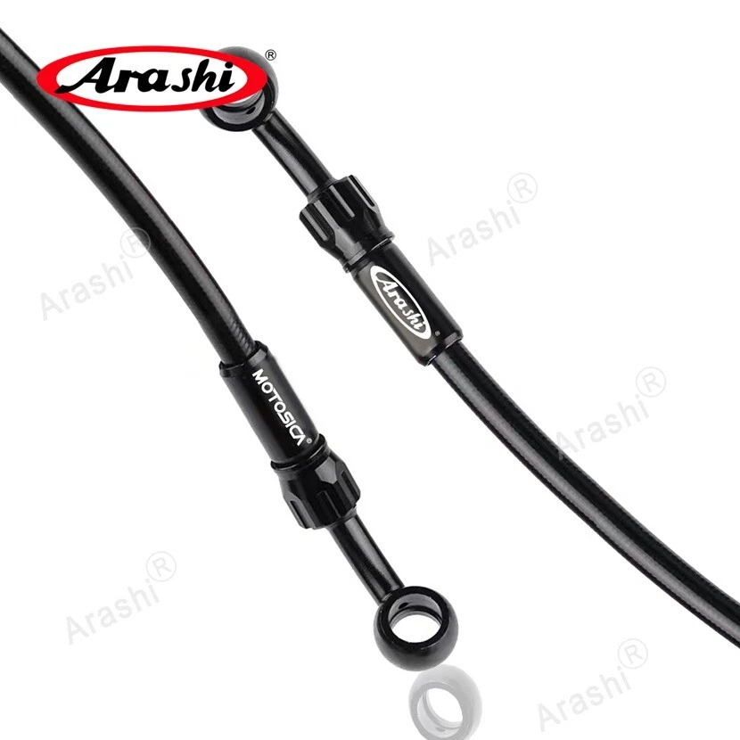 Línea de freno de manguera de freno de acero inoxidable Arashi 95 cm para Honda CBR600RR 2005-2024 2017 Foto 4 de 4