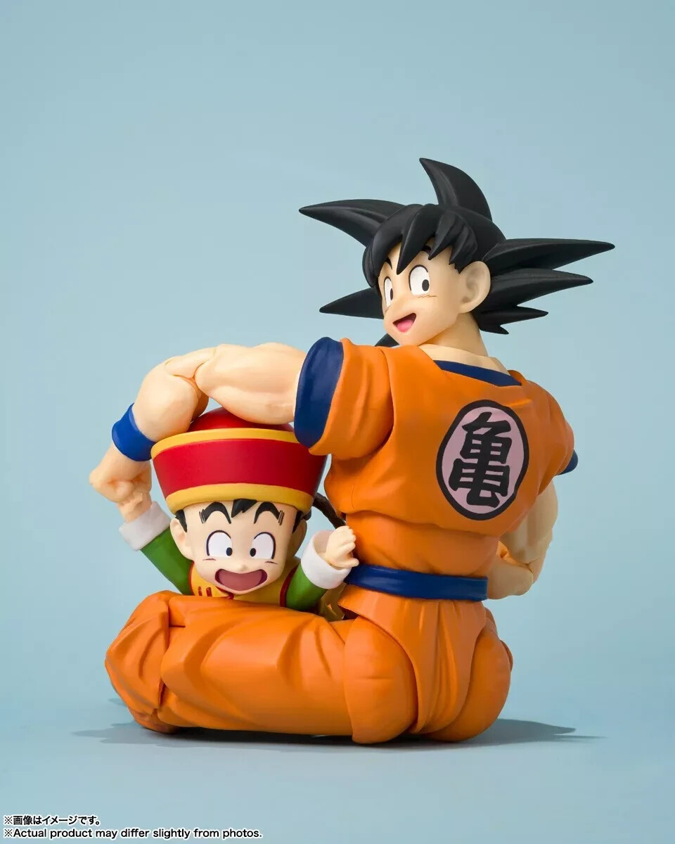 Bandai S.H. Figuarts Dragon Ball Z Son Goku & Son Gohan & Kintoun