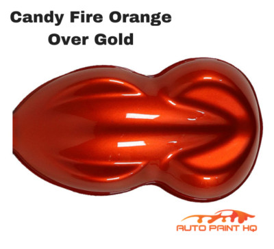 Candy Fire Orange Basecoat Quart Complete Kit (Over Gold Base)