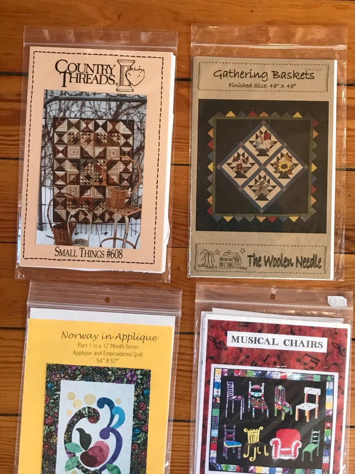 Lote de Prairie Grove Peddler GARDEN HOPPIN Country Threads NORUEGA EN APLIQUES Mu Foto 2 de 4