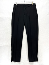 Van Heusen Boys Dress Pants Youth Size 18 Husky - Black Stretch Flex Flat Front