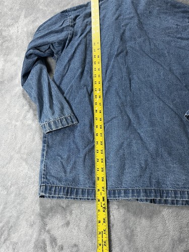 Vintage Cabin Creek Denim Barn Chore Jacket Coat Womens Medium Retro 90s Y2K - Picture 9 of 10
