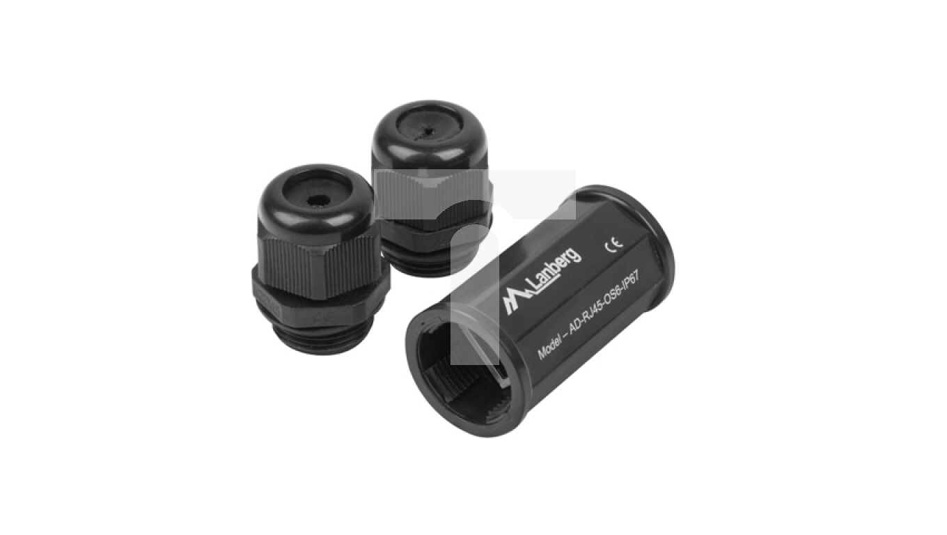 Adapter network connector RJ45-RJ45 cat.6 FTP IP67 AD-RJ45-OS6-IP67 /T2UK