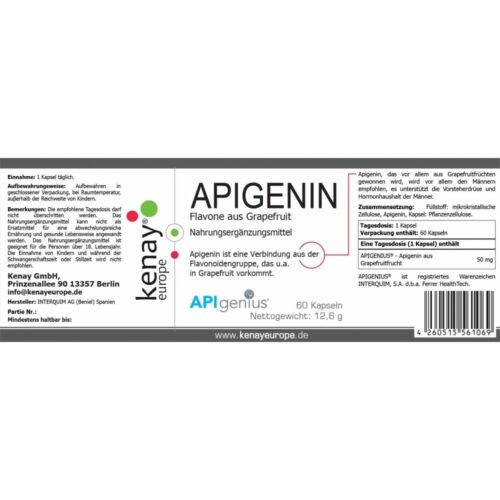 APIGENIN Flavoni da Pompelmo (60 Capsule) - Nutrienti - Foto 2 di 2