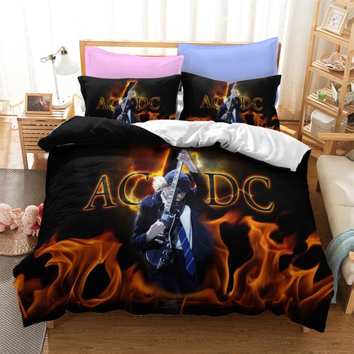 Rock Bands Doona Quilt Duvet Cover Bedding Set QUEEN SABATON The Beatles - Picture 27 of 39
