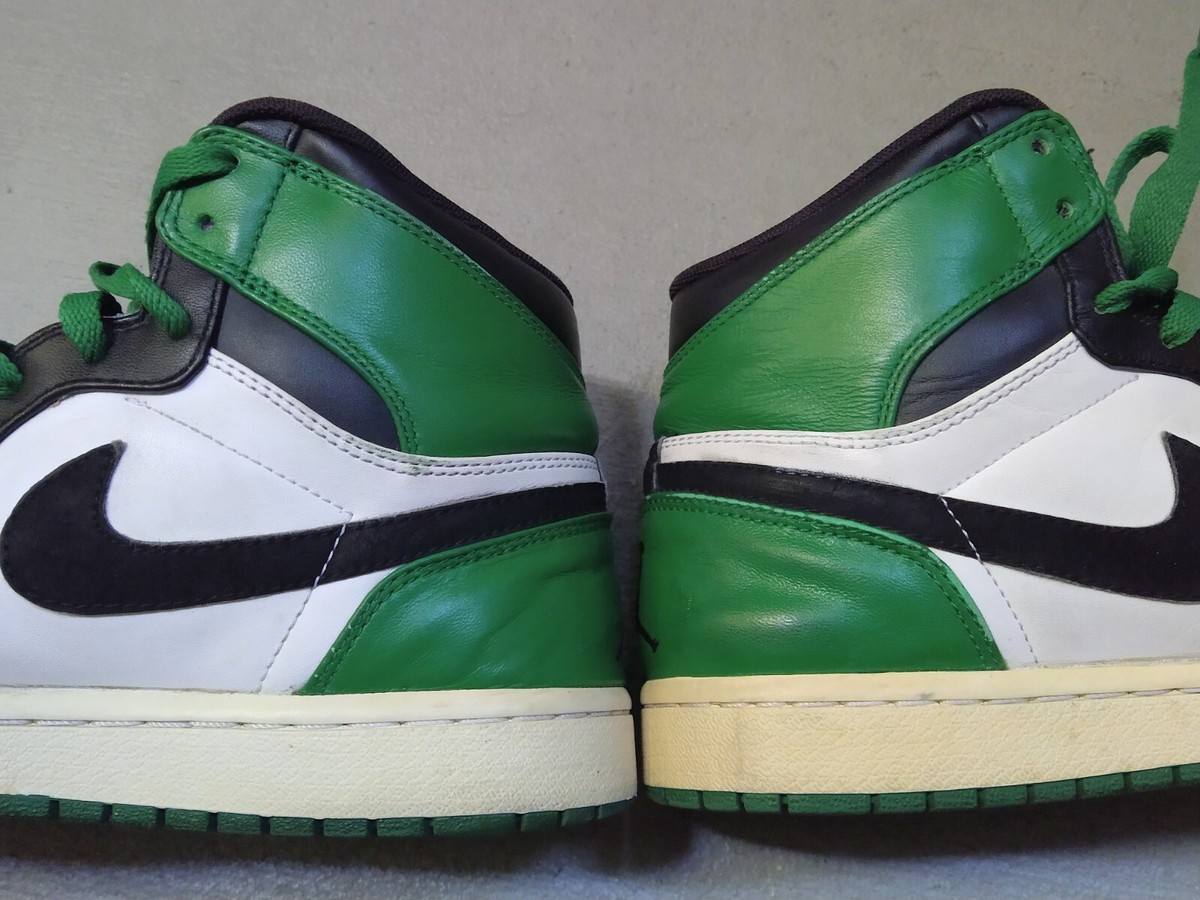 Nike Air Jordan 1 Retro High OG DMP Celtics 2009 332550-101, Size US 10 No Box Nike Air Jordan 1 Retro High DMP Size 12 Boston Celtics  main image 3