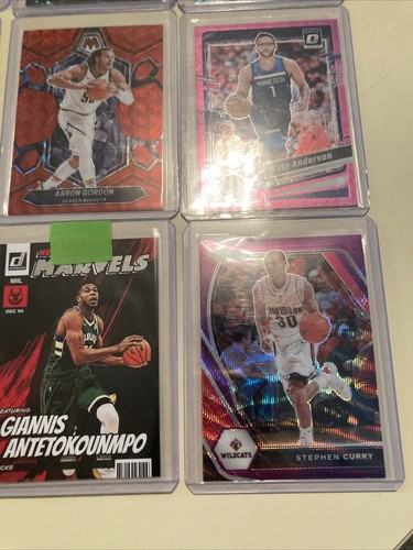 NBA Lot Optic Lebron James Giannis Curry Jackson Holiday Jokic Auto Marvels - Picture 3 of 5
