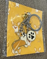 Corgi Dog Keychain Pet NEW Because I Want To See You Smile