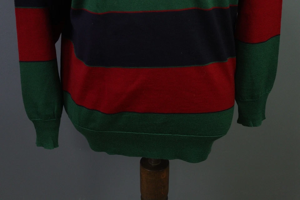 Pringle of Scotland Multicolor Colorblock Long Sleeve Knit Sweater Size M - Image 3 of 4