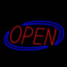 US STOCK 14" Open Beer Acrylic Neon Sign Light Lamp Decor Man Cave Bar JY