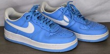 Nike Air Force 1 '07 Shoes Size 8 University Blue Sneakers Blue And White Shoe