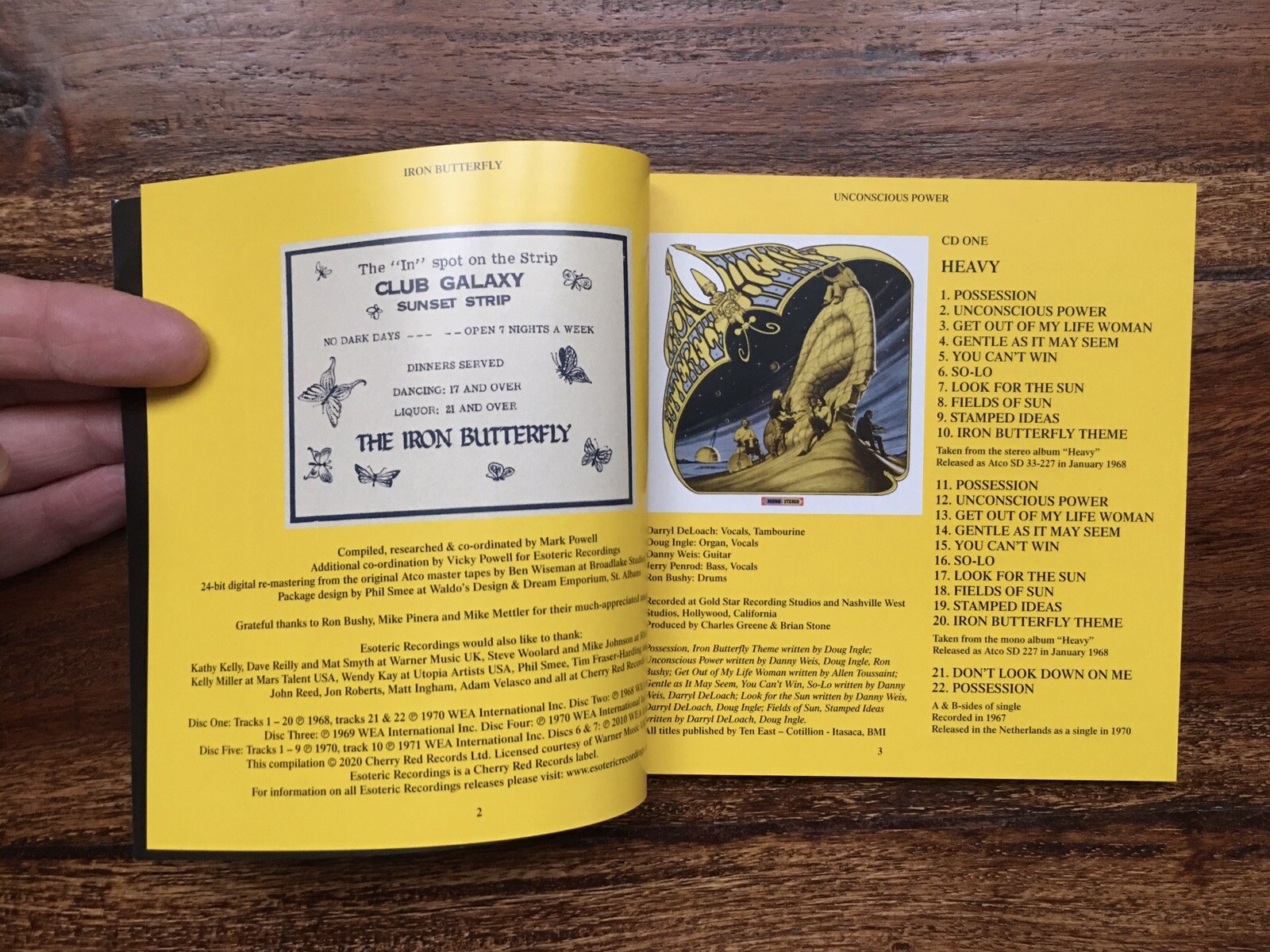 Iron Butterfly Unconscious Power An Anthology 196771 7CD Set