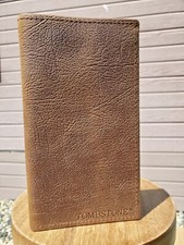 Tombstone Leather Checkbook Wallet for Men - Cartera Vaquera de Piel CBW 7