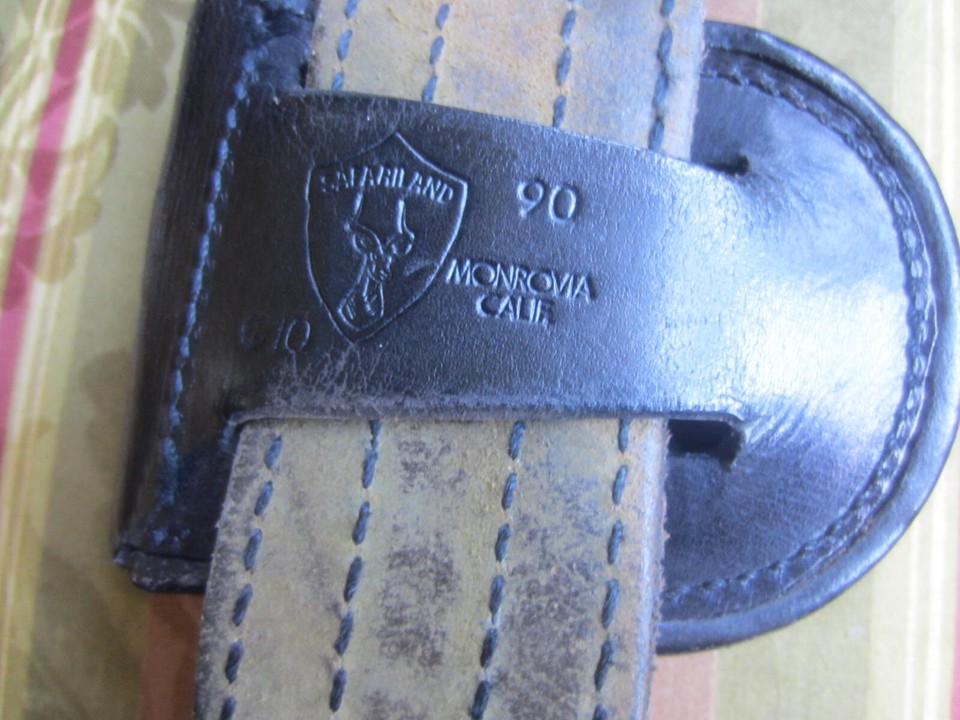 Safariland Basketweave 2" Tactical Duty Gun Leather Belt Black 36 Pouch