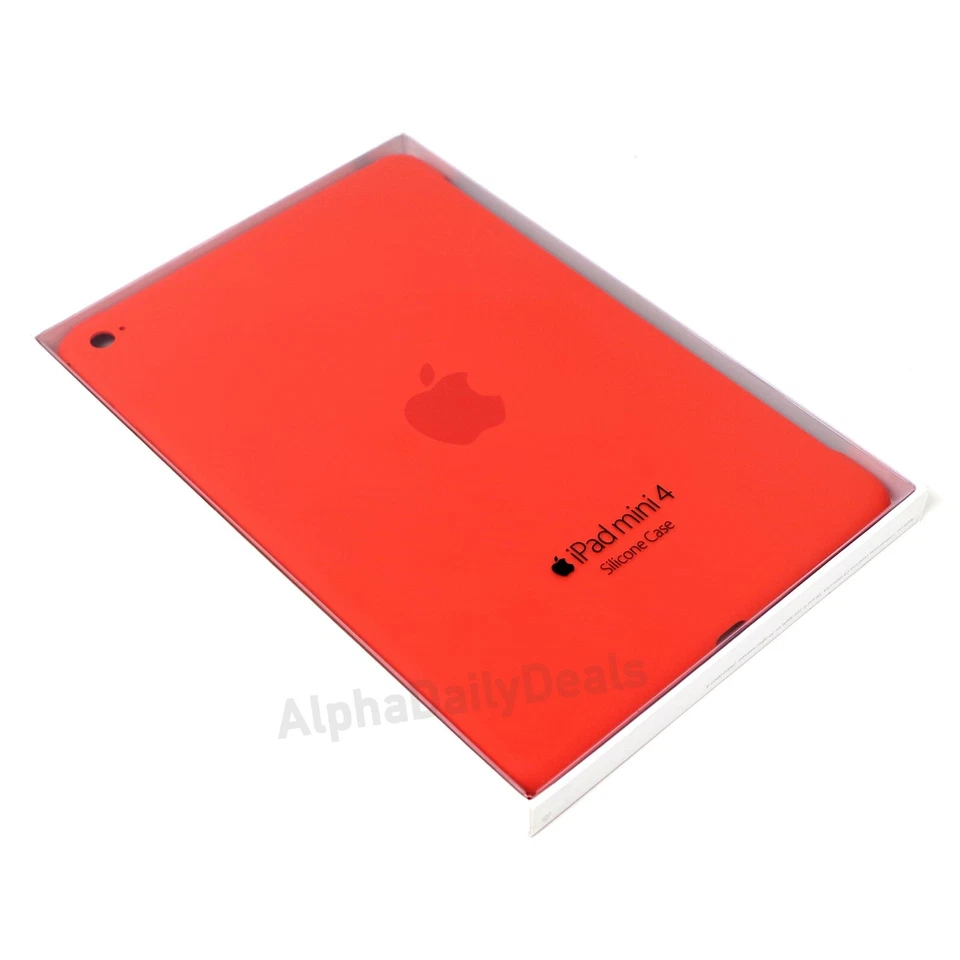 Genuine OEM Apple Silicone Case for iPad Mini 4 Tablet - Orange - Image 3 of 4