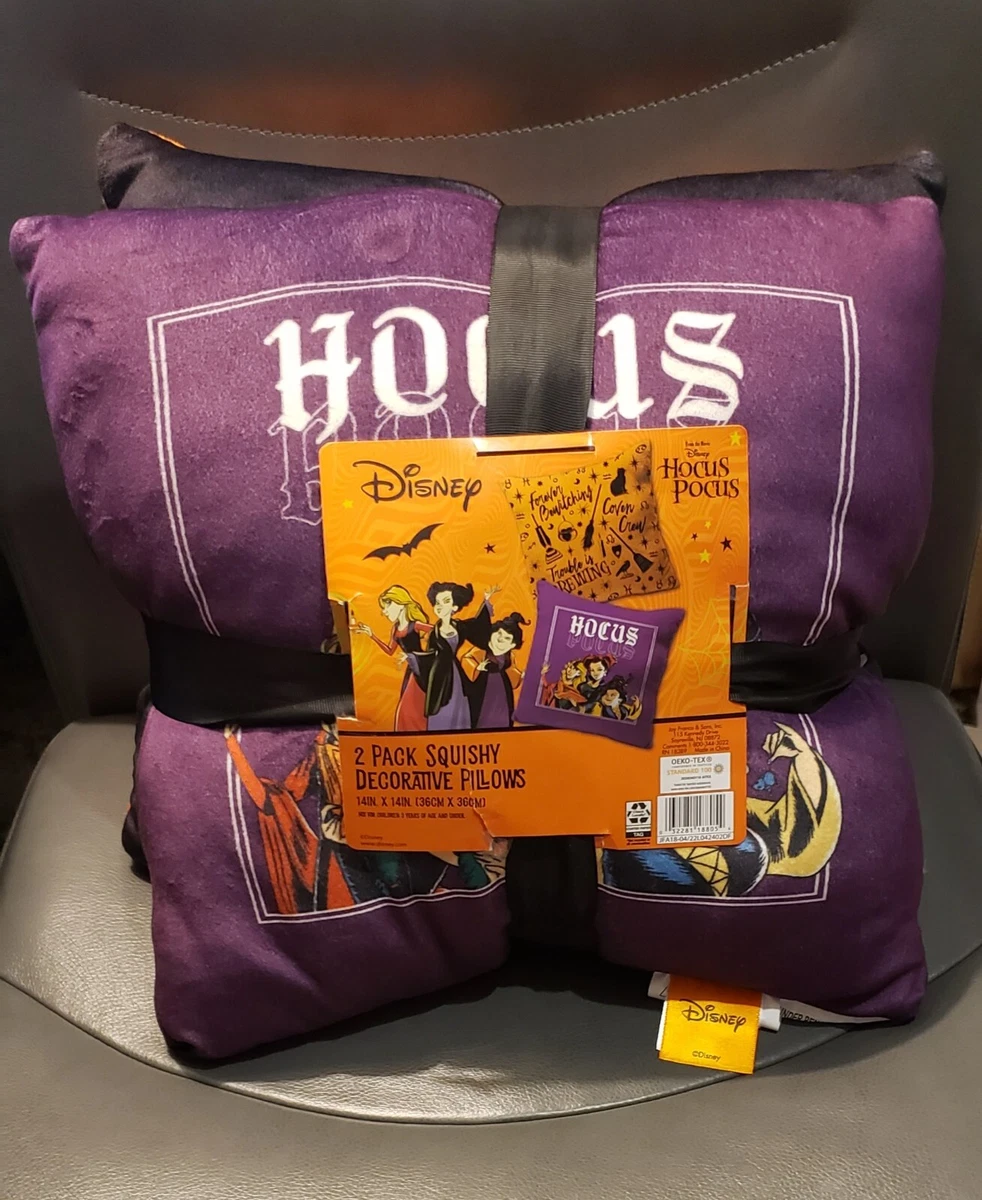 DISNEY HOCUS POCUS SANDERSON SISTERS ACCENT SQUISHY THROW PILLOWS