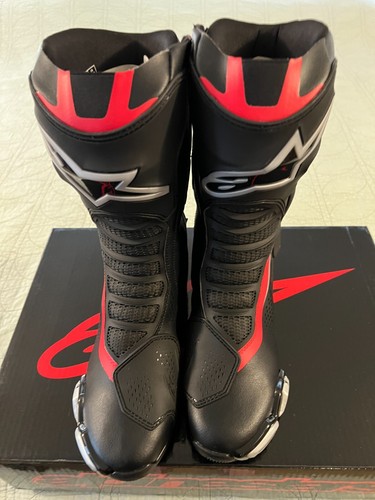 NEW Alpinestars SMX-6 V3 Vented Boots Red (44 EU/9.5 US) - Picture 5 of 10