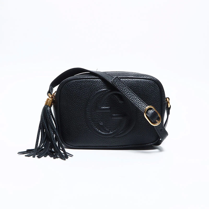 Sac à bandoulière GUCCI Soho gland noir WS12787
