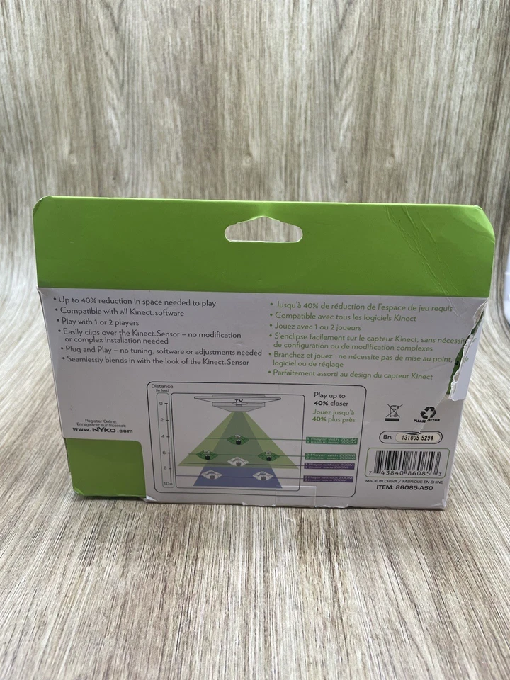 Nyko 86085-A50 Kinect Sensor Zoom For Small Rooms Microsoft Xbox 360 Open Box - Image 3 of 4