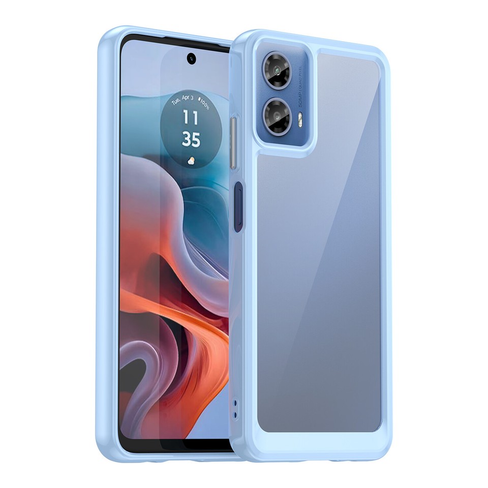 HAOYE Custodia Portafoglio In Pelle Per Motorola Moto G56 5G: Magnetica, Tasche Carte, Cinturino E Supporto, Blu