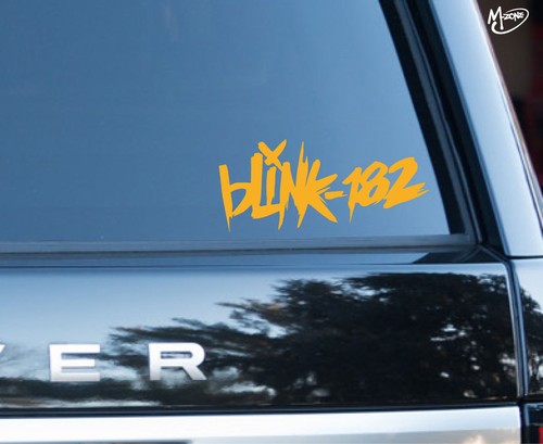 Blink-182 Stickers Reflective Logo Decals Sticker Rock Band Best Gifts Presents= - Foto 4 di 4