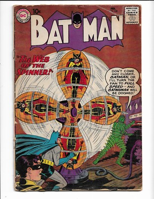 Batman 129 1960 DC Comics G/VG 3.0 Robin Batwoman Bondage Cover