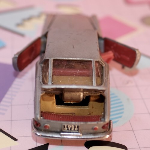 MERCURY ART 23 FIAT 2300S BRONZE Red Interior Vintage Model Car, Mostly Intact - Picture 6 of 11
