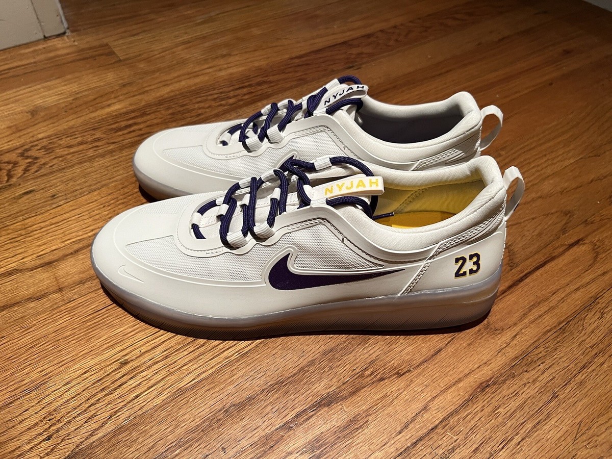Size 8.5 - Nike SB Nyjah Free 2 x NBA Lakers | eBay