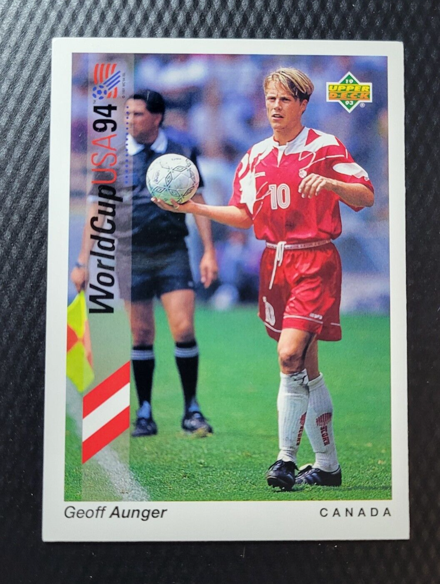 1993 Upper Deck World Cup USA '94 Preview GEOFF AUNGER Team Canada