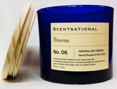 1 Scentsational STORM No.6 Natural Soy 