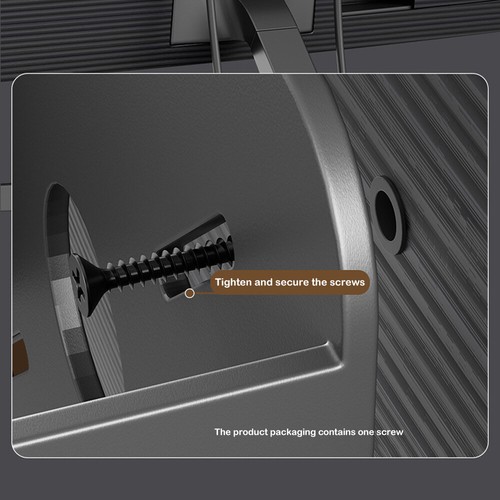 Steel Host Wall Bracket Storage Bracket for Apple Mac Mini Save Space - Afbeelding 3 van 9