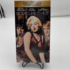  Some Like It Hot VHS Tape FACTORY SEALED W/ MGM Marks on Cellophane