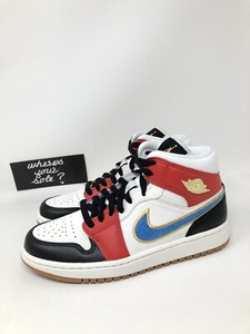 Nike Air Jordan 1 One Mid APB Let(her)man wmns Size 8 red black New DS  DC1426100 | eBay