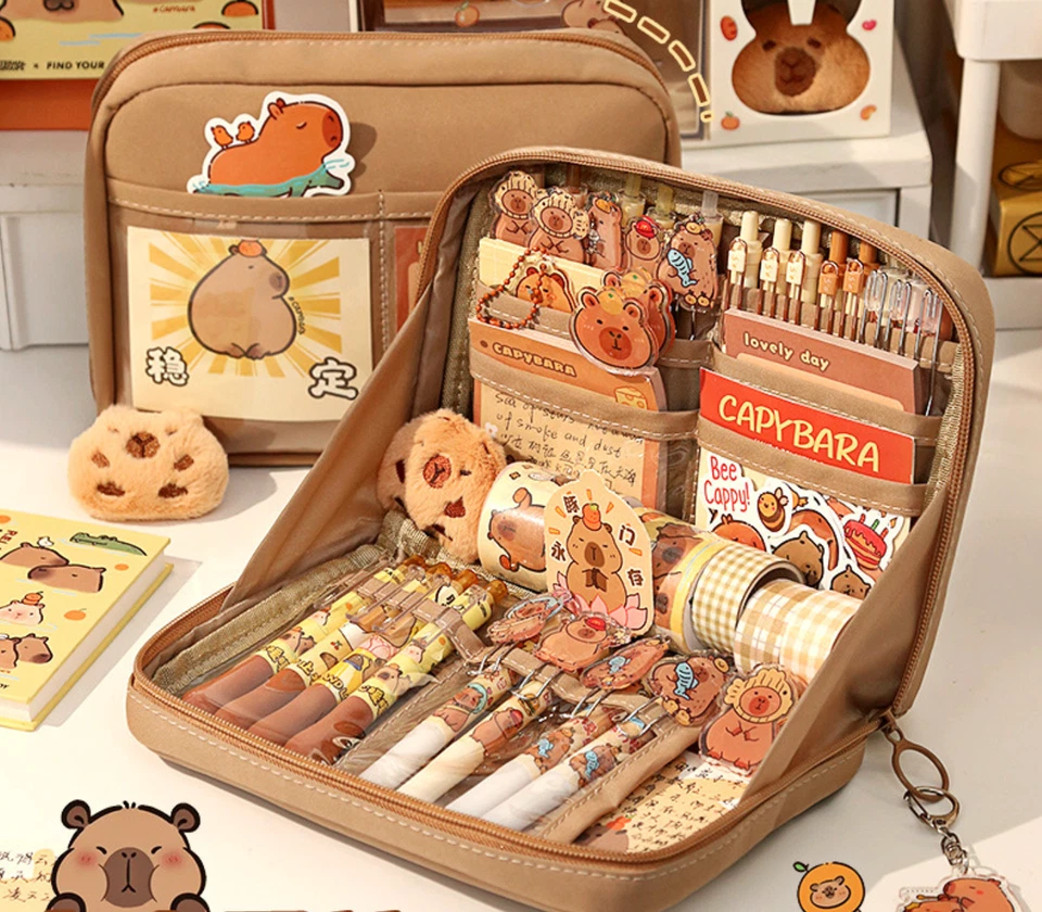 12-Schichtige Schreibwaren-Tasche, Viel Platz, Schmutzabweisend, Geschenkidee