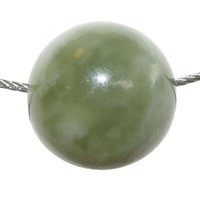 Neue Jade Kugel Ca. 20 Mm Als AnhäNger Mit Bohrung Ca. 2,5 Mm