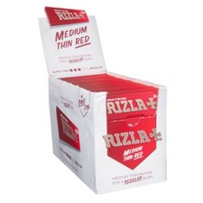 Cartine Rizla Rossa Corte Red Regular p ip ar Scatola Da 100 Libretti