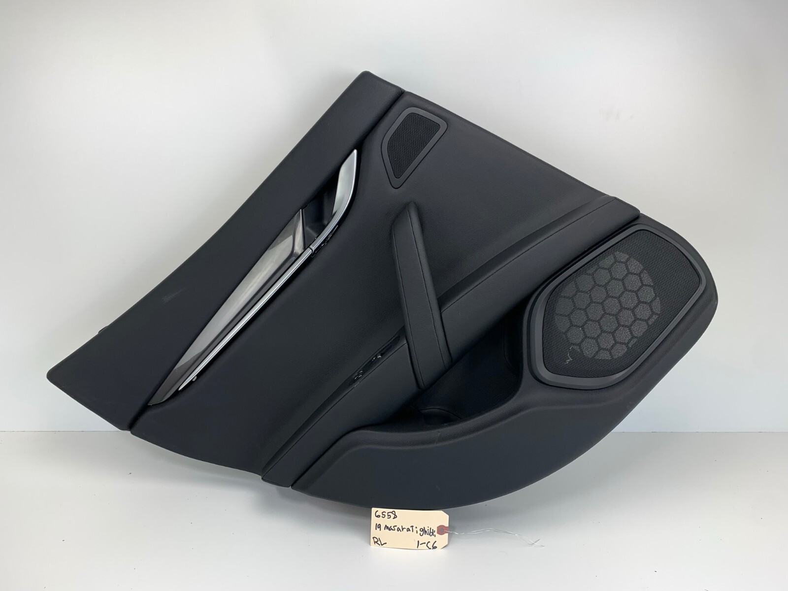 2014 - 2020 MASERATI GHIBLI REAR LEFT DRIVER SIDE INTERIOR DOOR PANEL BLACK OEM
