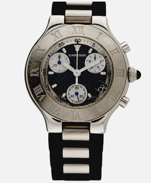 Cartier Must de Cartier 21 Men's Black Watch - W10125U2 | Acquisti Online  su eBay